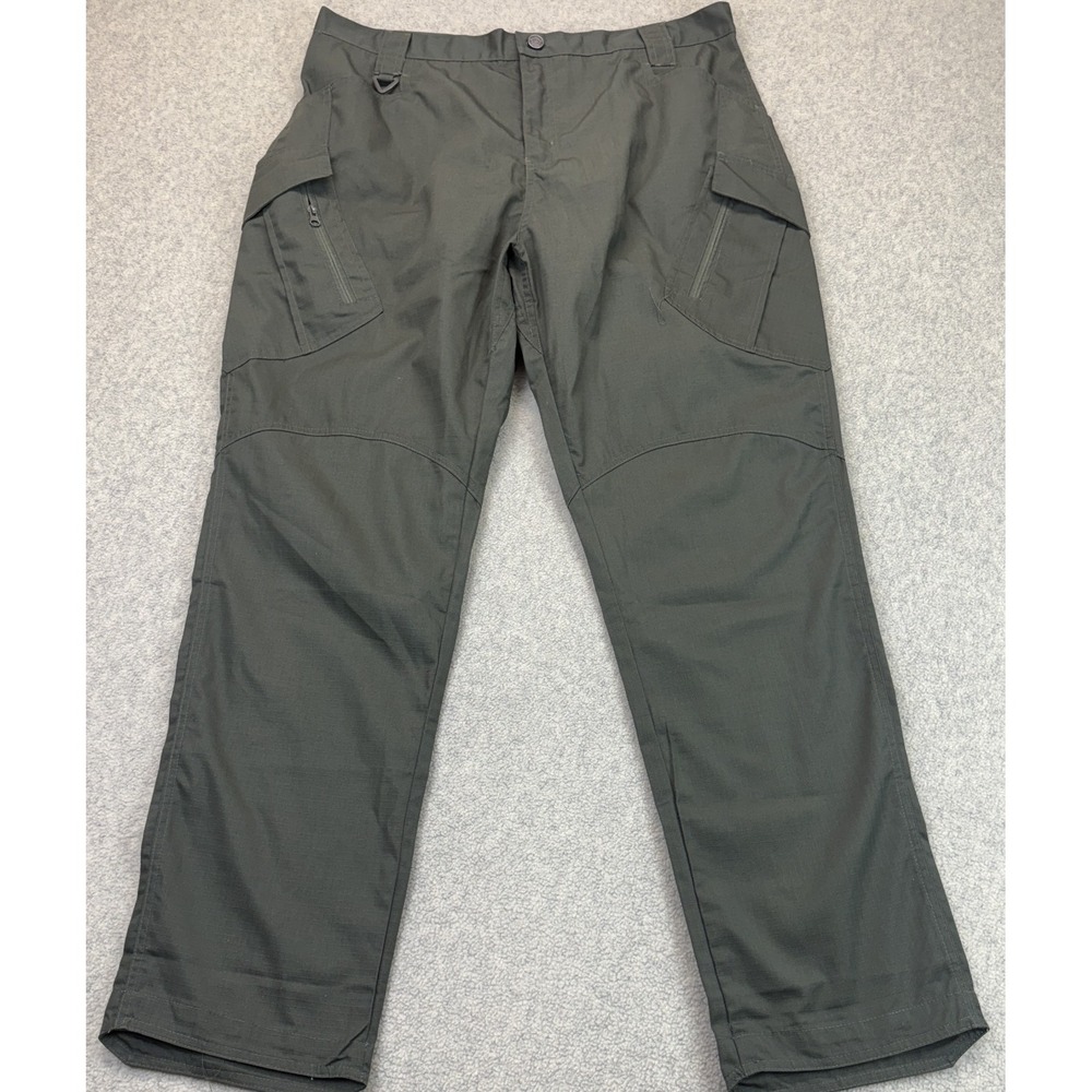 Jifend Mens Tactical Cargo Pants Olive Green Lightweight Utility Outdoor 2XL